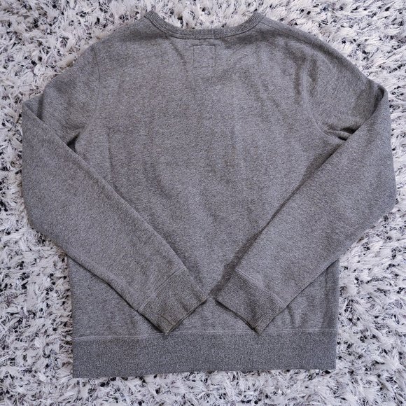 Roots Red and Grey Cozy Boyfriend Crew Sweatshirt - Picture 5 of 7